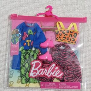 Barbie Doll Clothes Vibrant Accessory 2 Complete‎ Outfits